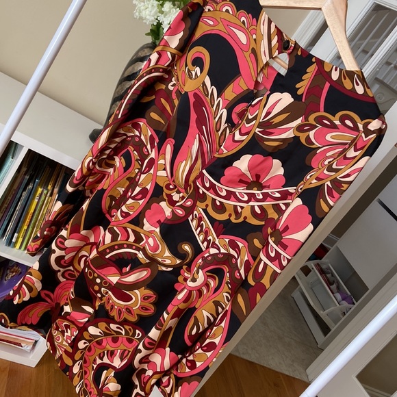 Last 🔥 MANGO retro print mini dress blogger favorite zara competitor brand - Picture 6 of 8